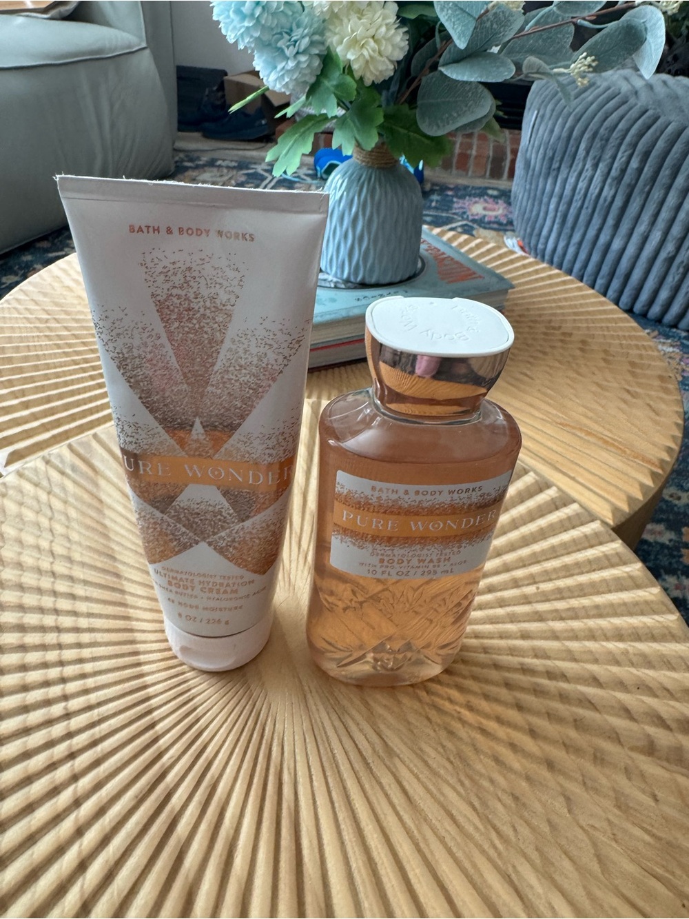 Bath & Body Works "Pure Wonder" Ultimate Hydration Body Cream and Bubble Bath